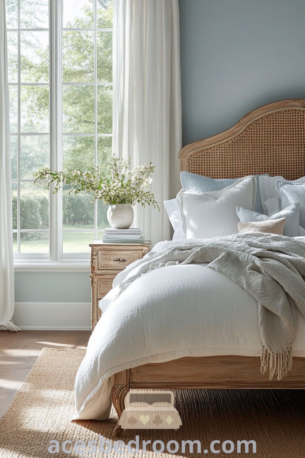 Tranquil Country Bedroom on acesbedroom.com featuring cozy accents, inspiring decor ideas, warm and sophisticated look, and unique ideas for your home.
