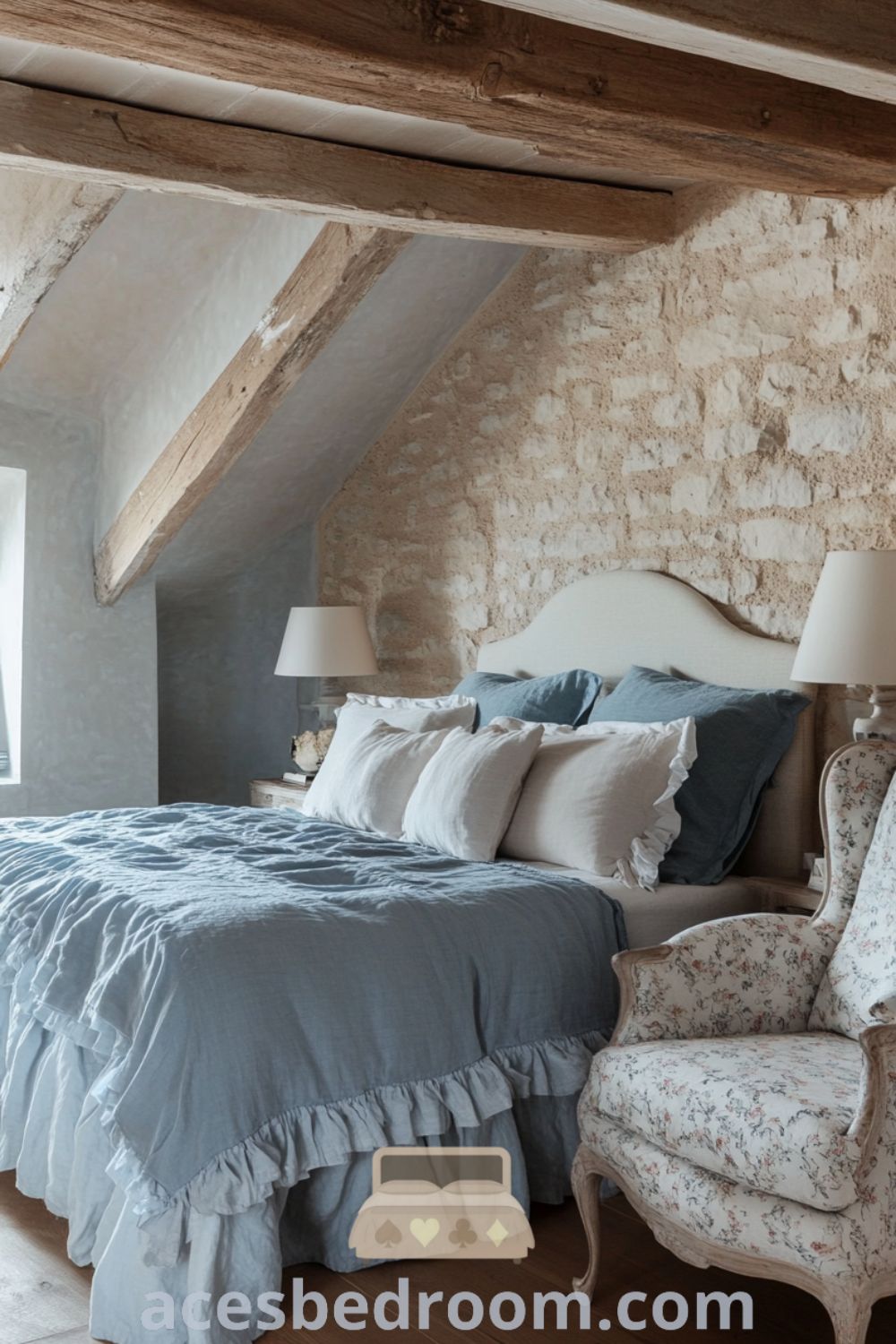 Tranquil French Country Bedroom on acesbedroom.com showcasing warm tones, cozy design ideas, inviting decor inspirations, and a sophisticated look for your home.