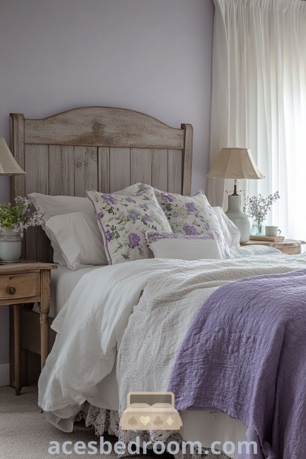 Serene French Country Bedroom on acesbedroom.com showcasing cozy home ideas, decor inspirations, and design tips for a warm and sophisticated look.